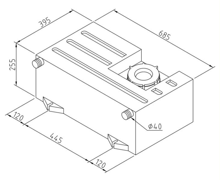 Wassertank 60 L