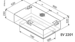 Wassertank EV-2201 – 124l