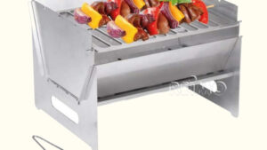 Faltgrill aus Edelstahl 250×300 mm