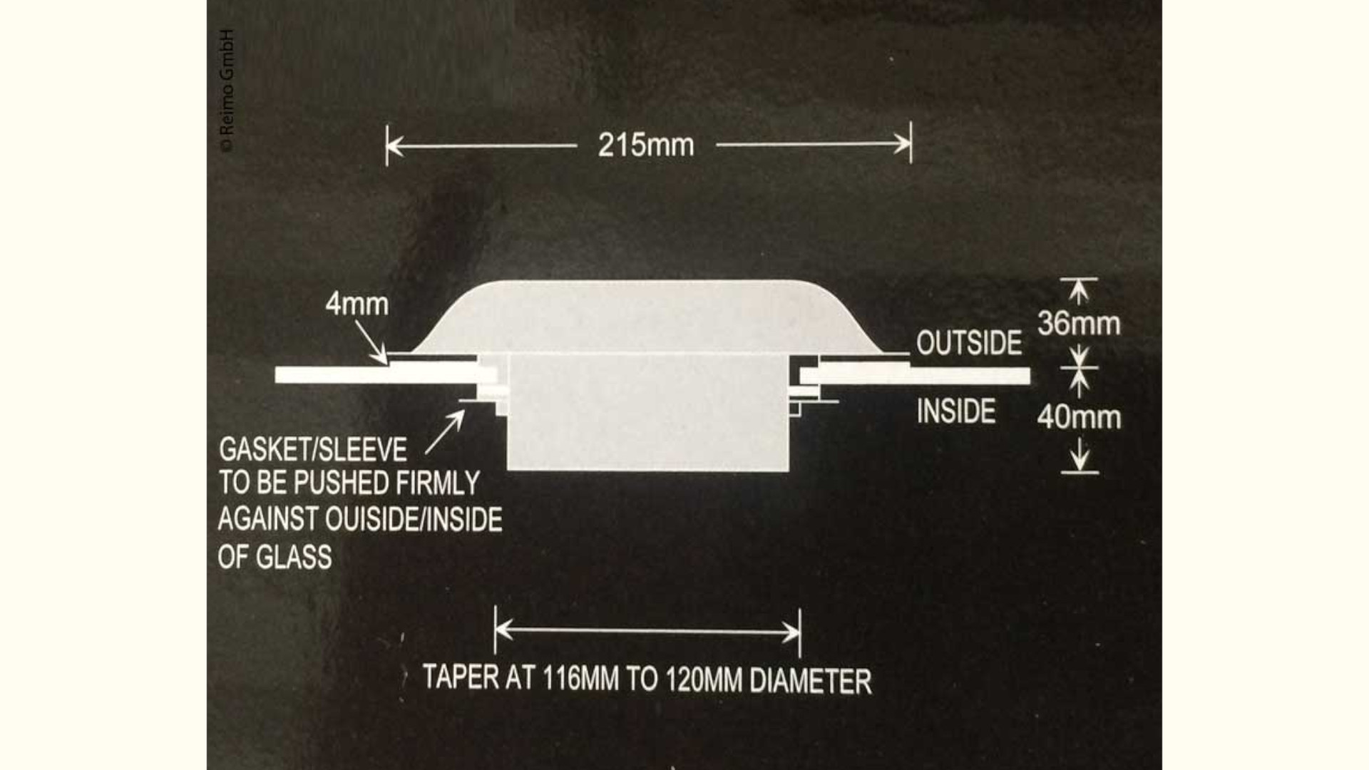 Edelstahl Solarventilator