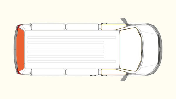 Premium-Thermomatten Blackline für Heckklappe/-tür VW T6.1/T6/T5 HF