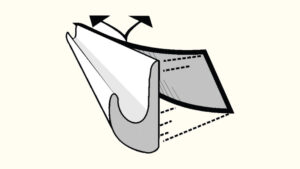 Regenschutz Drip Stop 75 cm (Regenablauf für die Tür)