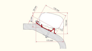 Markisen-Adapter F80 für LMC – TEC