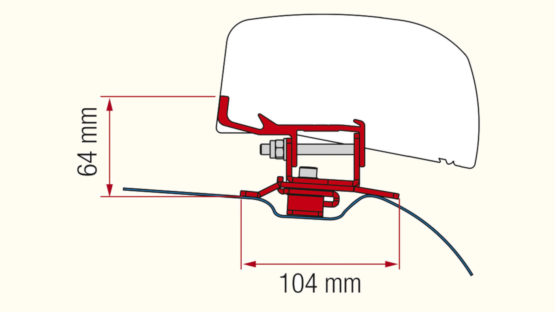 F40Van Adapter für PSA black