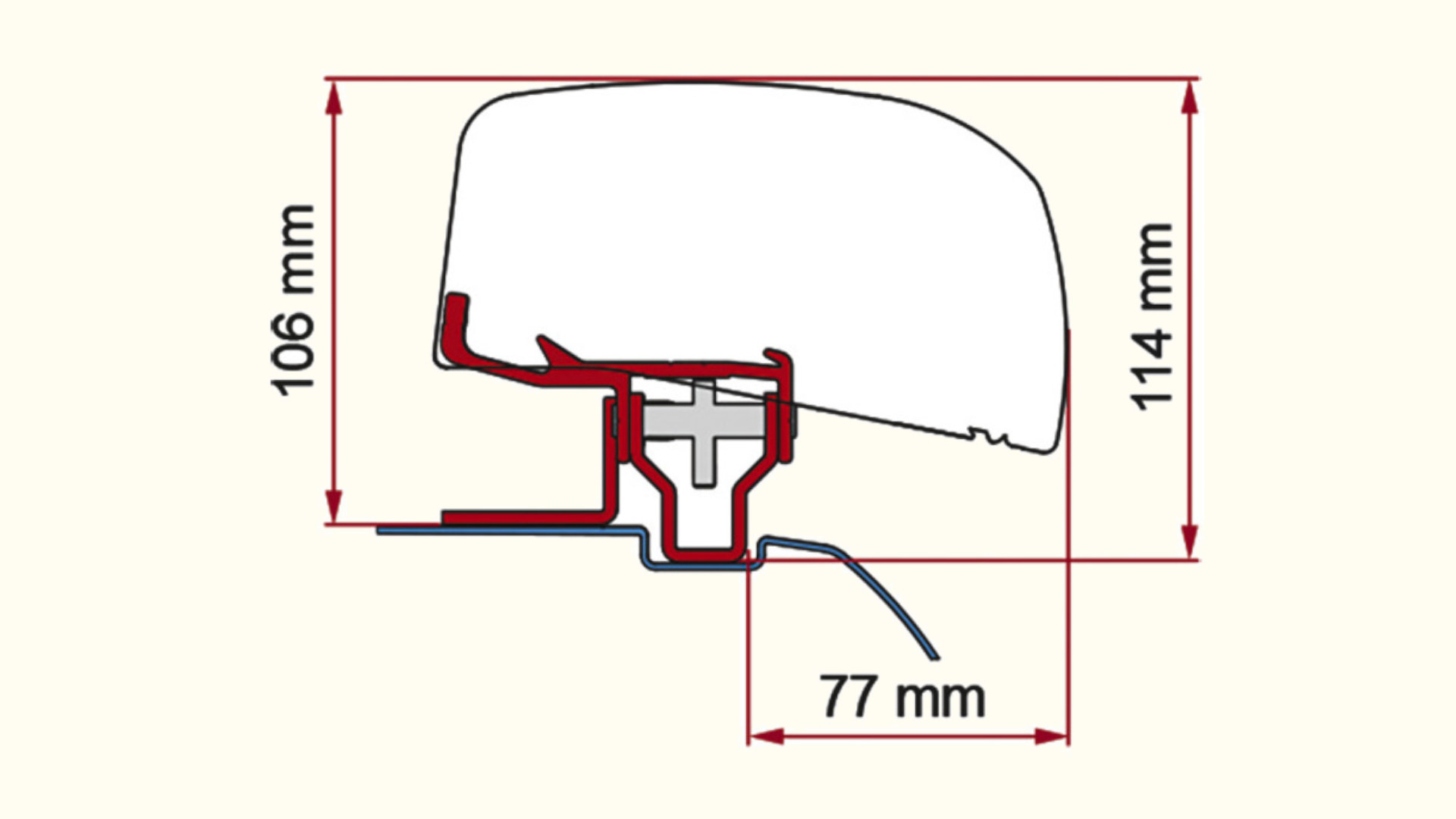 F40Van Adapter für Mercedes V-Klasse ab 2014