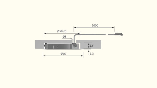 LED-Anbau-/Einbauleuchte EcoPower Flood