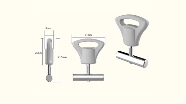 Stopper Kedersschiene 7mm